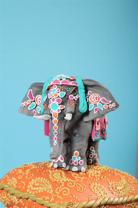 Indian Elephant wedding cake - Cakes by Robin