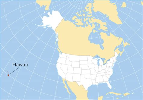 Hawaii Map Of The World - Joela Mabelle