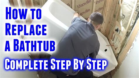 How to Replace a Bathtub (Step By Step) - YouTube