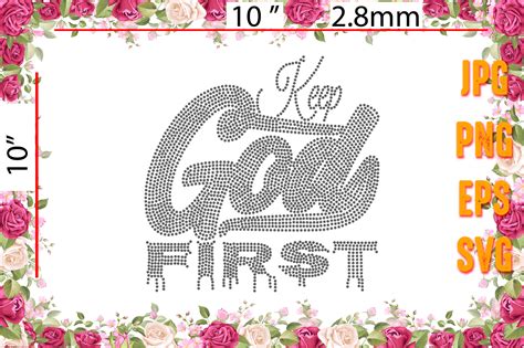 Keep God First Graphic by MRUMU · Creative Fabrica