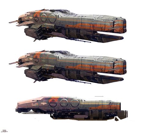 ArtStation - Halo 4 - spaceship concepts