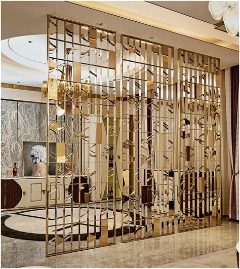 Aliexpress.com : Buy Decorative Interior Metal Wall Divider Panels ...