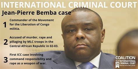 Einwanderung Regenerativ Durchbruch jean pierre bemba icc Medien gieße ...