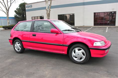 1991 Honda Civic SI Hatchback 3-Door 1.6L EF