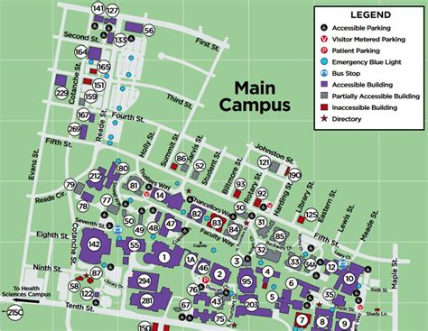 ECU Football Parking Map