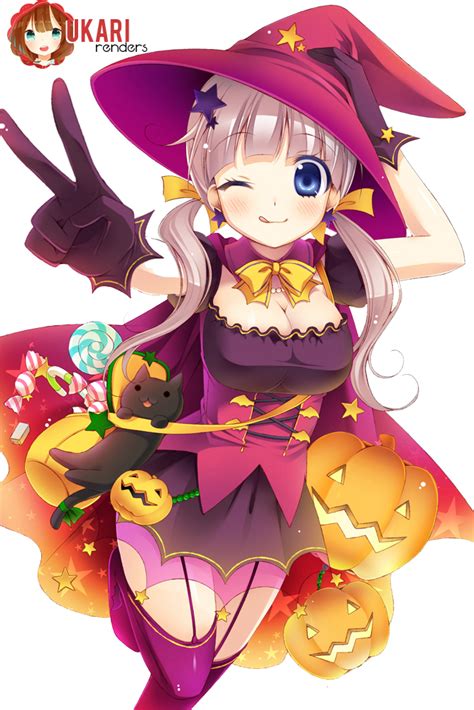 Halloween anime render by U-kari on DeviantArt