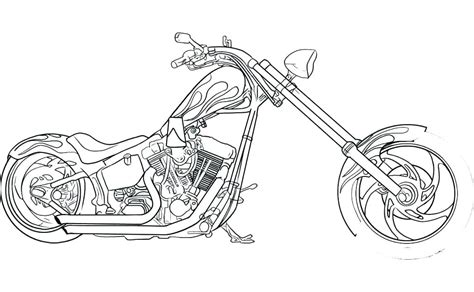 Coloring Pages Of Harley Davidson Motorcycles at GetDrawings | Free ...