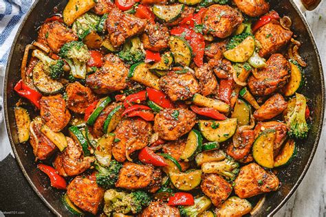 One Pot Chicken Vegetables Recipe – Healthy Chicken Recipe — Eatwell101