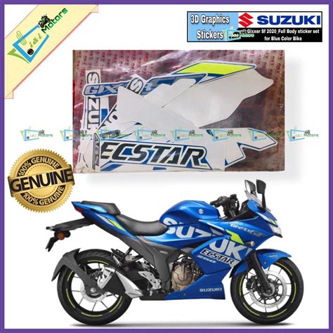 Sticker For Suzuki Gixxer 150 Sf Decals Ecstar Logo Body Kit ...