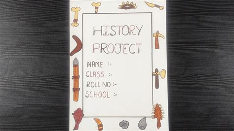 Front Page Design, History Projects, Decoration, Easy, It Works ...