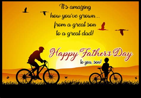 Happy Father’s Day, My Son! Free For Your Son eCards | 123 Greetings