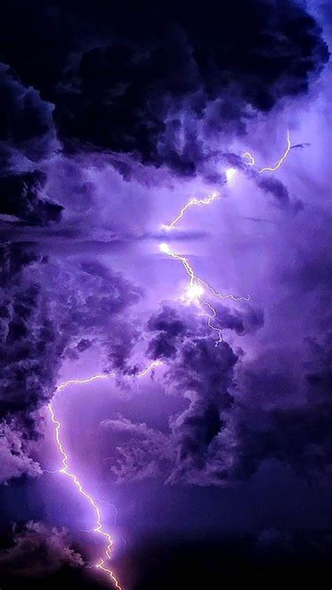 Purple Lightning Aesthetic Wallpapers - Wallpaper Cave