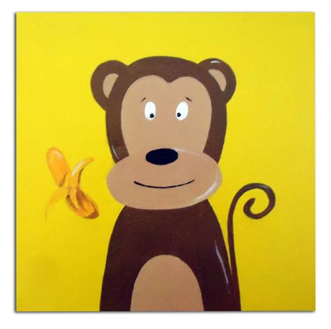 Jungle Animal Art on Canvas X 6 Nursery Art Jungle Animal - Etsy