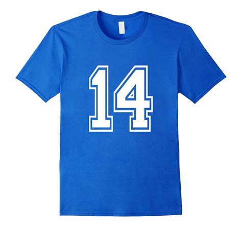 Number 14 T Shirt Age Sports Player Jersey Number-PL – Polozatee