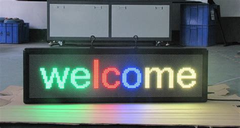 Indoor Full color Programmable Led Signs - Programmable Signs ...