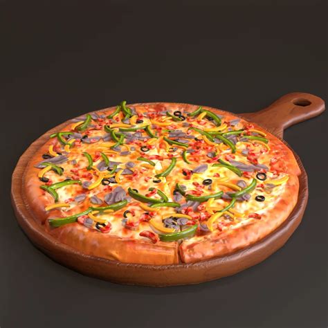 Savor the Flavor of 3D Pizza Models | Serving hot on Znanye