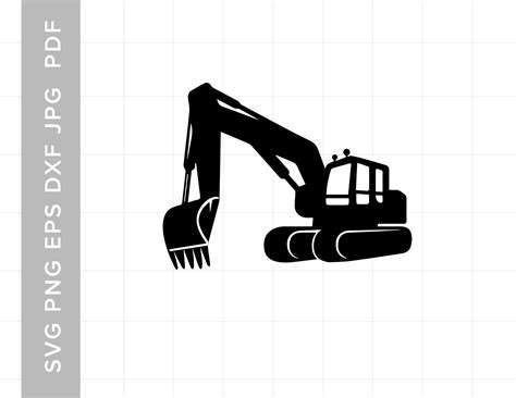 Excavator Silhouette