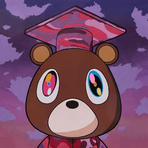 Kanye West Graduation Bear Art Print