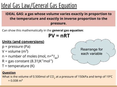 Physical Chemistry #12: The Gaseous State, Ideal Gas Law and General ...