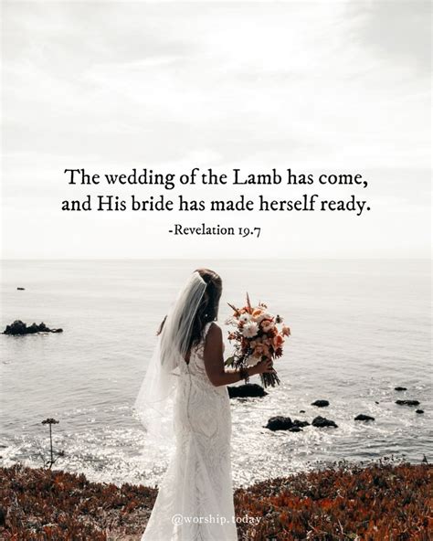 Bible Revelation 19:7 | Bride of christ, Jesus wedding, Bride