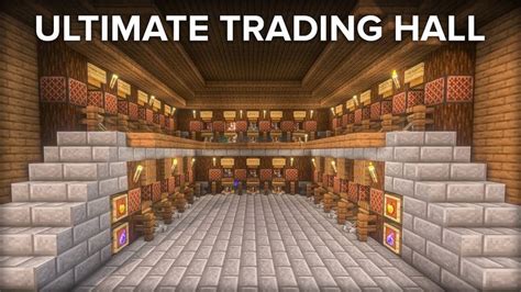 Minecraft Villager Trading Hall - 26 Villagers - All Trades 1 Emerald ...