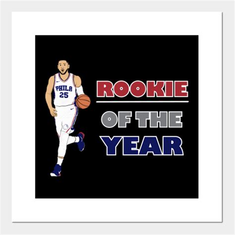 Rookie of the Year - Basketball - Posters and Art Prints | TeePublic