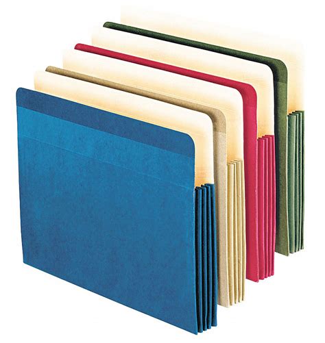 PENDAFLEX 1 Pocket Colored Stock Expandable File Folder, Assorted ...