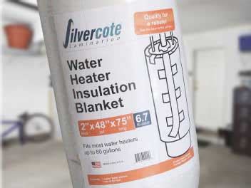 00Water Heater Jacket - Silvercote