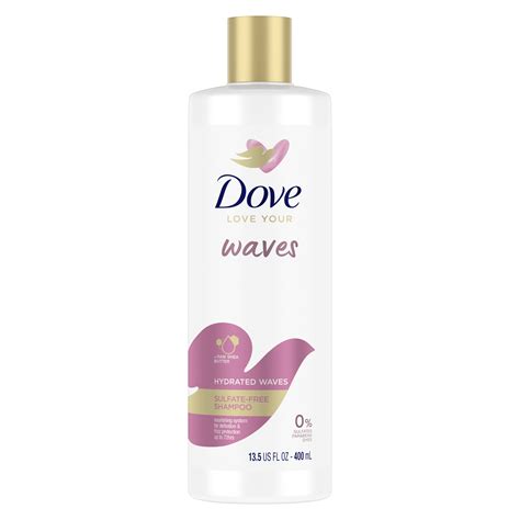 Love Your Waves Hydrated Waves Sulfate-Free Shampoo | Dove