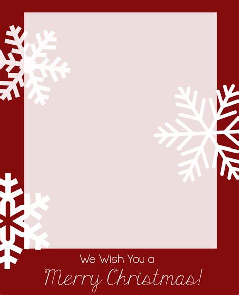 Free Christmas Card Templates - Crazy Little Projects | Christmas photo ...