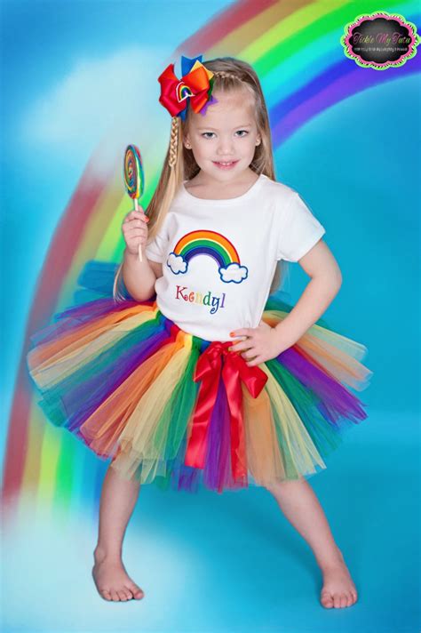 Rainbow Birthday Outfit-Over the Rainbow Birthday Tutu | Etsy | Rainbow ...