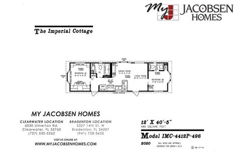 Mobile Home Floor Plans 2 Bedroom | Viewfloor.co