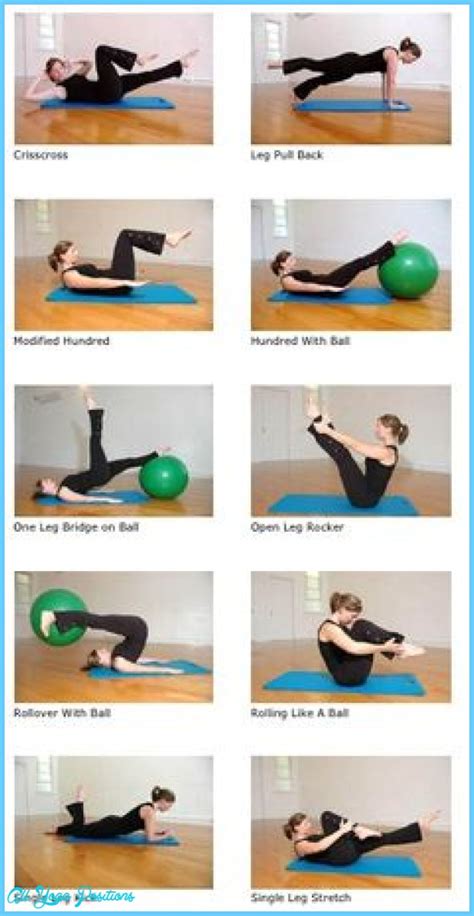 Pilates Exercise Ball - AllYogaPositions.com