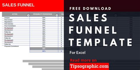 Sales Funnel Template for Excel, Free Download > TIPSOGRAPHIC