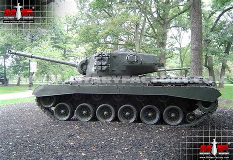 M46 Patton (General Patton) Medium Tank Tracked Combat Vehicle