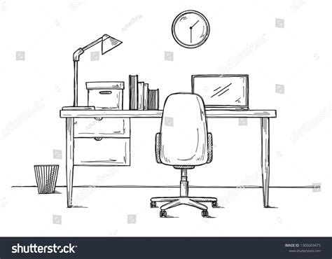 Study Table Sketch Royalty-Free Images, Stock Photos & Pictures ...