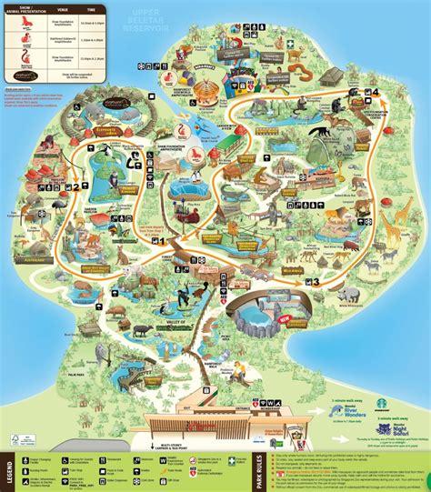 Singapore zoo map – Artofit