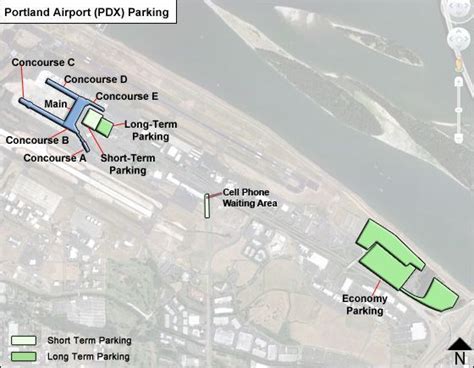 Portland Airport Parking | PDX Airport Long Term Parking Rates & Map