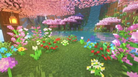 Cherry blossom biome : Minecraft