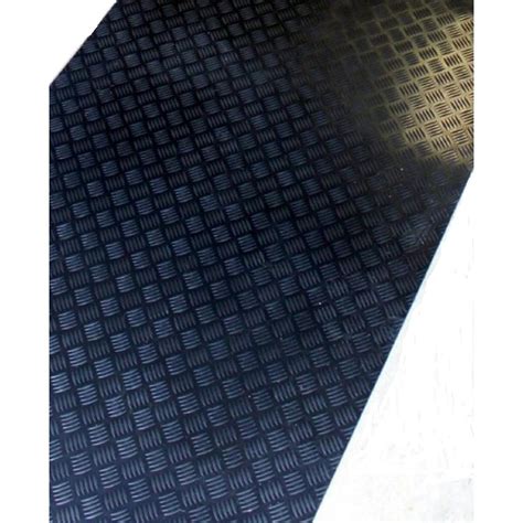 Black 3 ft. x 15 ft. Black Commercial/Residential Rubber Garage Floor ...