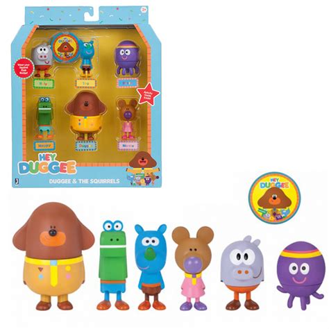 Hey Duggee Squirrels Collectible Set in Yellow