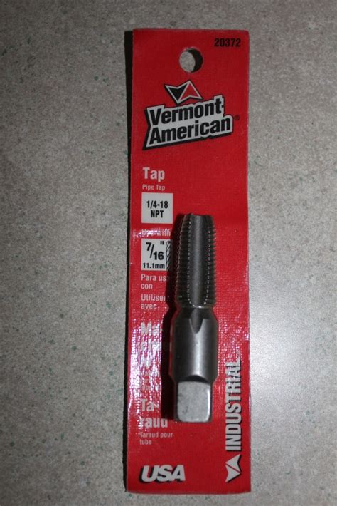 NPT National Pipe Thread Tap USA MADE by VA 1/8"-27, 1/4"-18, 3/8"-18 ...