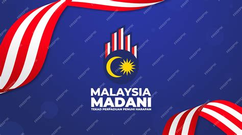 Premium Vector | Malaysia Madani Logo for National Day and Malaysia Day ...