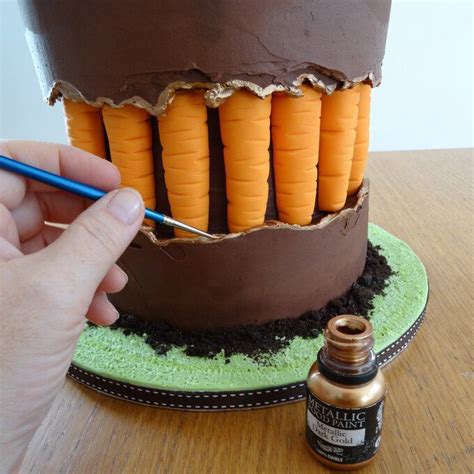 How to Make a Carrot Fault Line Cake | Hobbycraft UK in 2022 | Easter ...