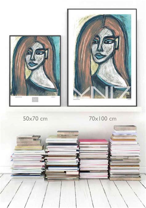 Art Poster "Portrait" 50x70 cm - VUORJOKI DESIGN