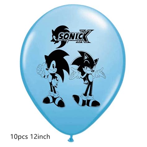 Sonic Latex balloons the Hedgehog foil Ballons Super Hero Sega | Etsy