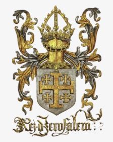 Kingdom Of Jerusalem Coat Of Arms, HD Png Download - kindpng