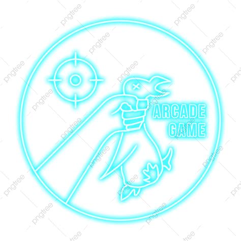 Neon Light Game Logo, Neon, Neon Light, Video Game PNG Transparent ...