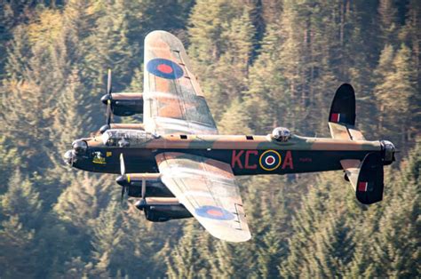 Dambusters raid memorial: Lancaster Bomber flies over mission site on ...