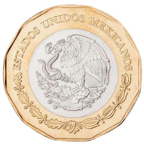 Mexico - New 20 pesos coin. - MRI Guide : MRI Guide | The MRI Bankers ...